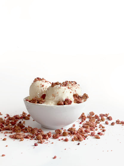 Raspberry Cookie Crumbles