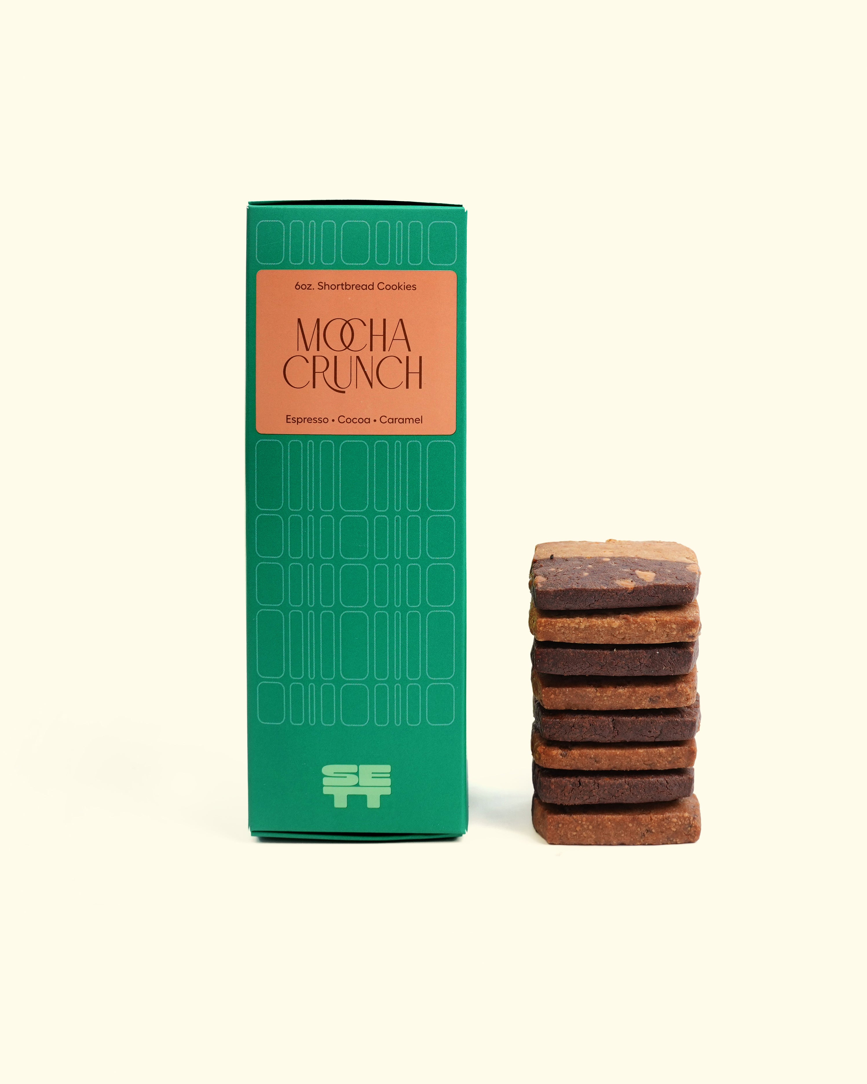 Mocha Crunch - Shortbread Cookies - Small Giftbox | Sett Goods