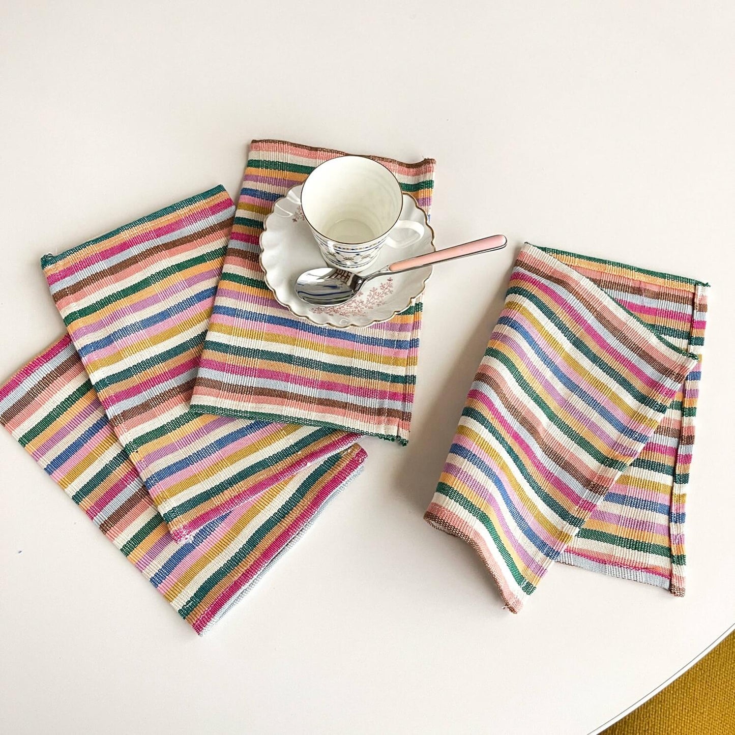 Rainbow Cocktail Napkin (Set of 4)