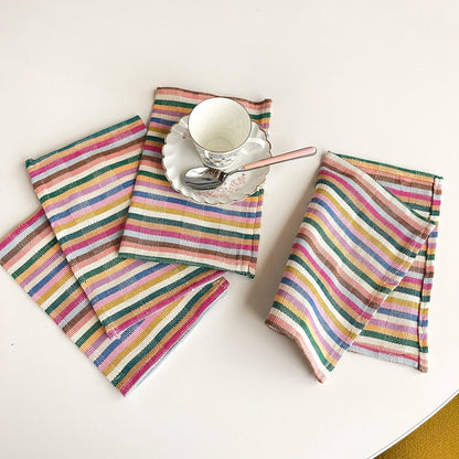 Rainbow Cocktail Napkin (Set of 4)